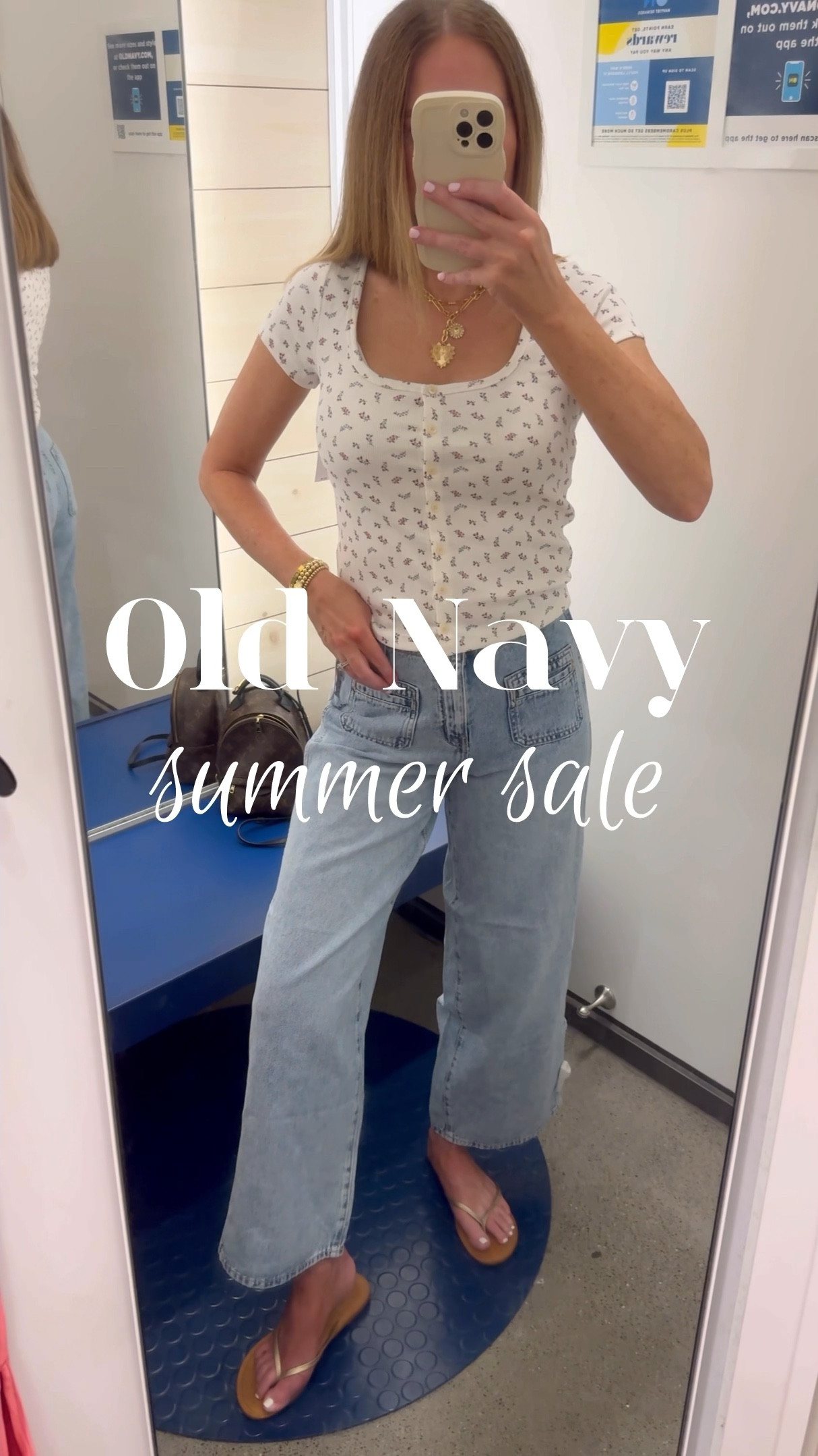 💥the Old Navy summer sale is on!

For reference, I’m 5’7” and about 135 lbs and everything fits TTS.

Old Navy haul, old navy try on, dressing room diaries, summer outfits 2024, affordable fashion, what to wear, how to style, over 40 fashion, inclusive fashion, wide leg jeans, 90s style 

#LTKSeasonal #LTKVideo #LTKSummerSales