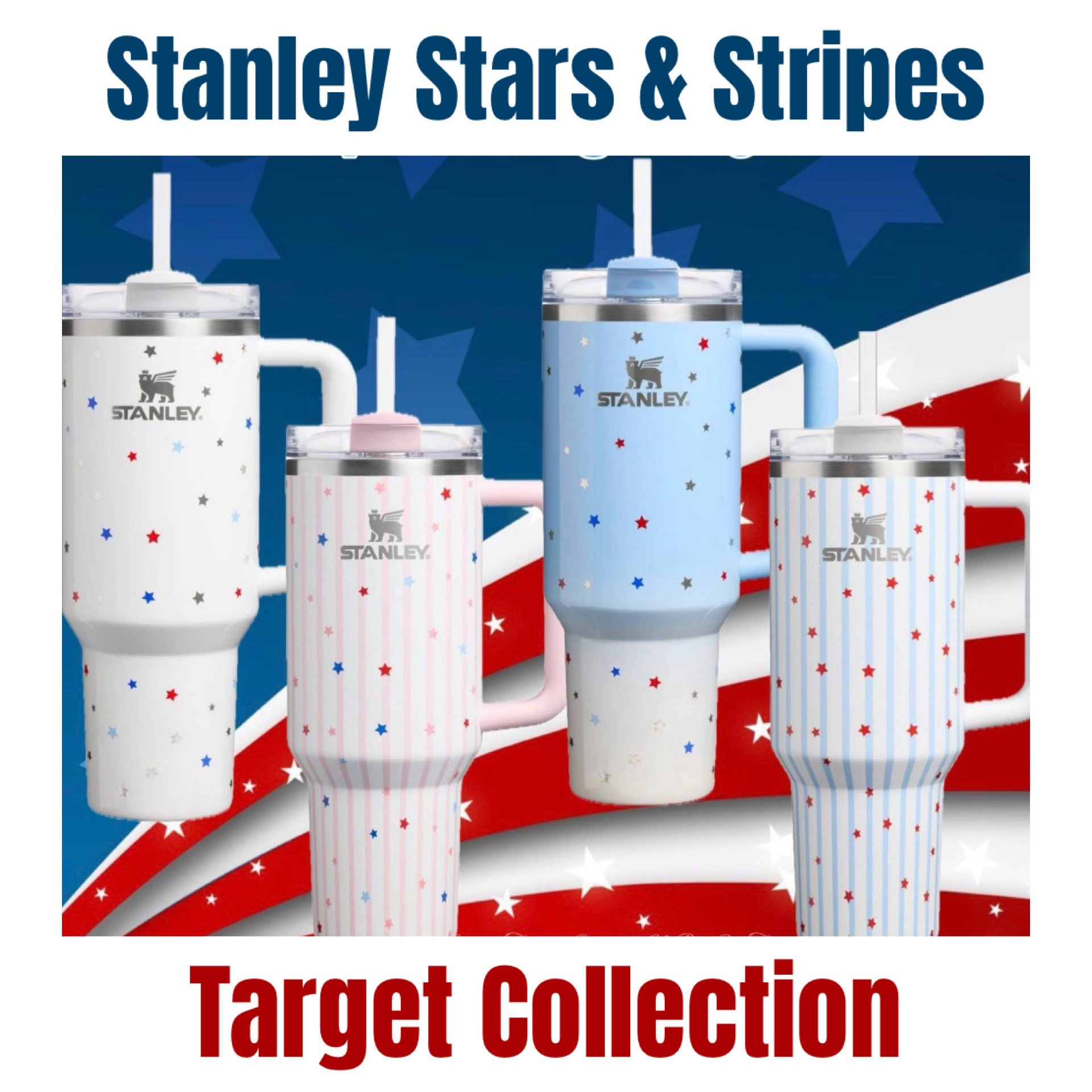 Stanley’s brand new Stars & Stripes Collection that Target is exclusively carrying is now LIVE! This Americana inspired collection is expected to go quickly - lots of styles available, from water bottles to tumblers to can holders to pitchers! ❤️🤍💙

#LTKHome #LTKSeasonal #LTKTravel