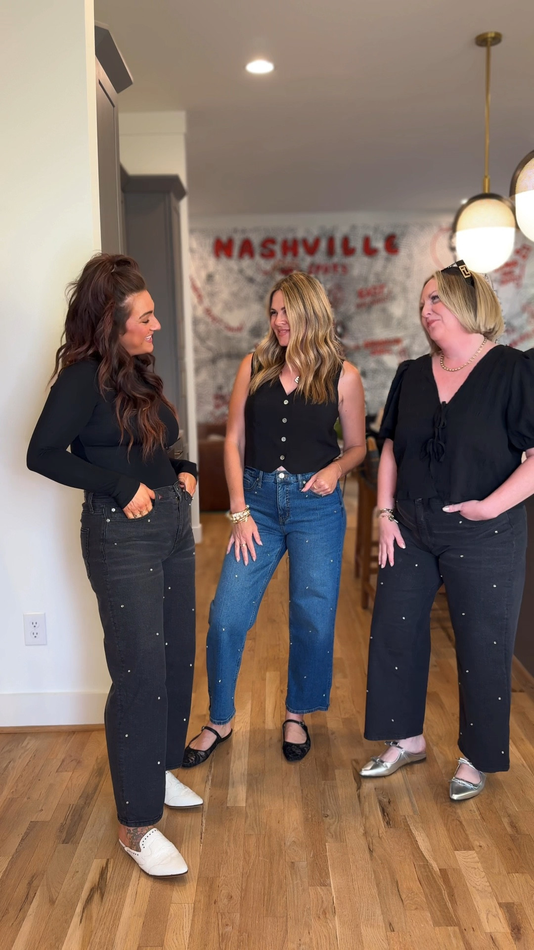 This was a fun one to make! When we all showed up in Nashville with the same jeans, we knew we needed to collaborate on a fun reel. These jeans are so great for all body types. Under $30 and such a great quality. They fit true to size with lots of forgiveness. I’m in a 2. 

#LTKMidsize #LTKOver40 #LTKFindsUnder50