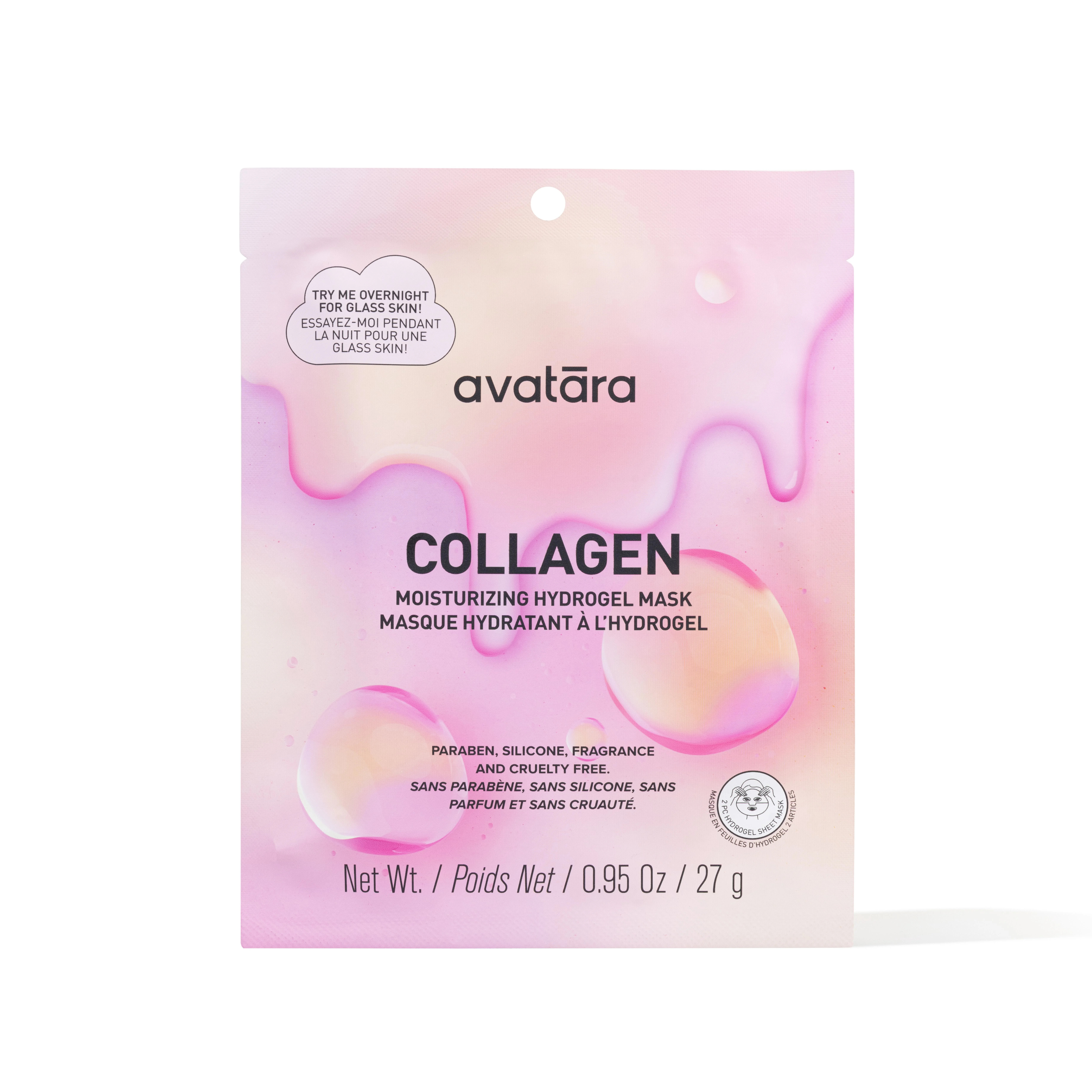 Avatara Moisturizing  Collagen Hydrogel Mask | Walmart (US)