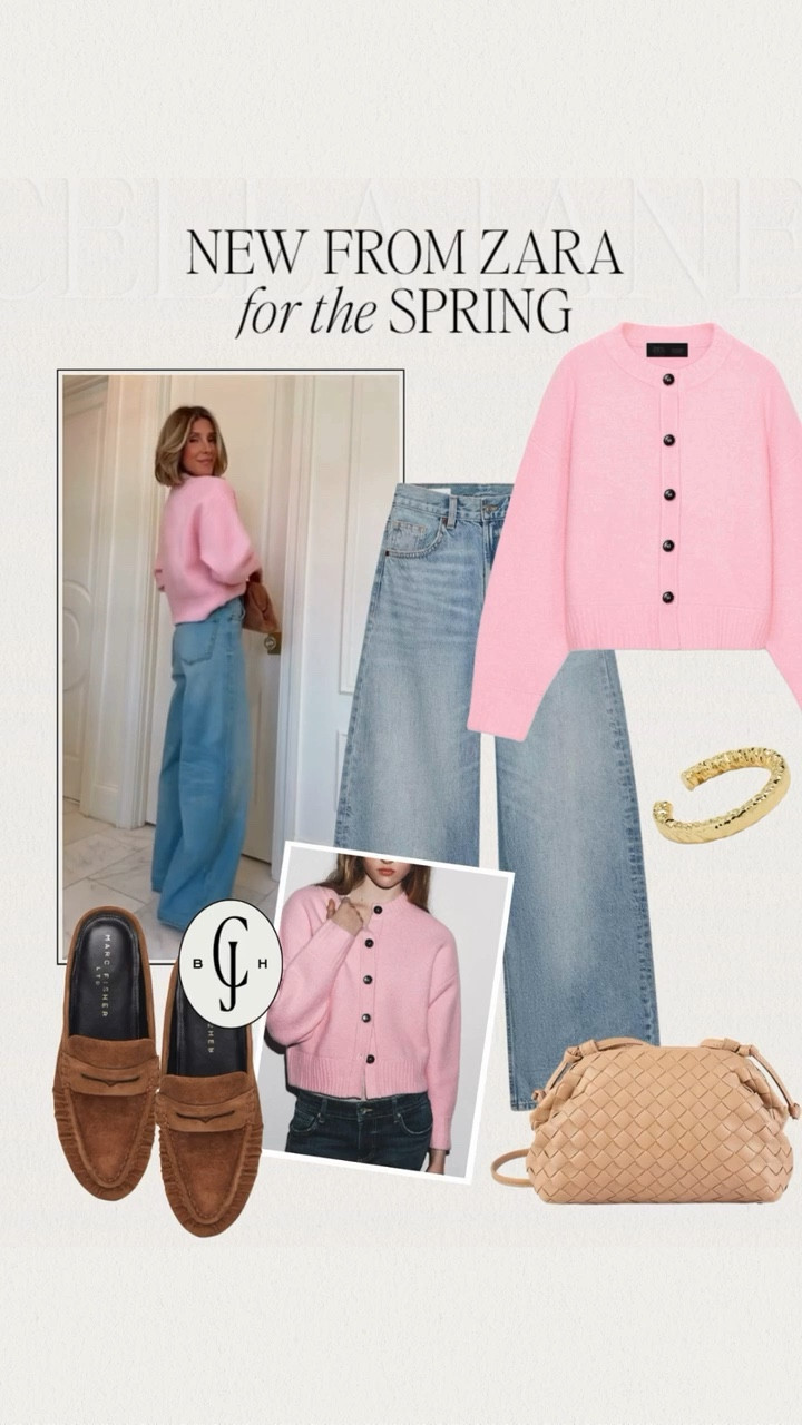 Pink is the color for spring 🌸💗 Loving these new @Zara arrivals. Fit notes: 5’7”, small in tops, 2/25 in bottoms.

#LTKootd