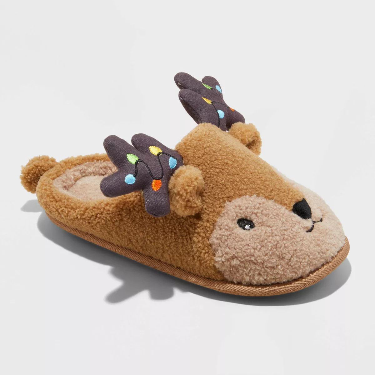 Kids' Holiday Light up Reindeer Slippers - Wondershop™ | Target