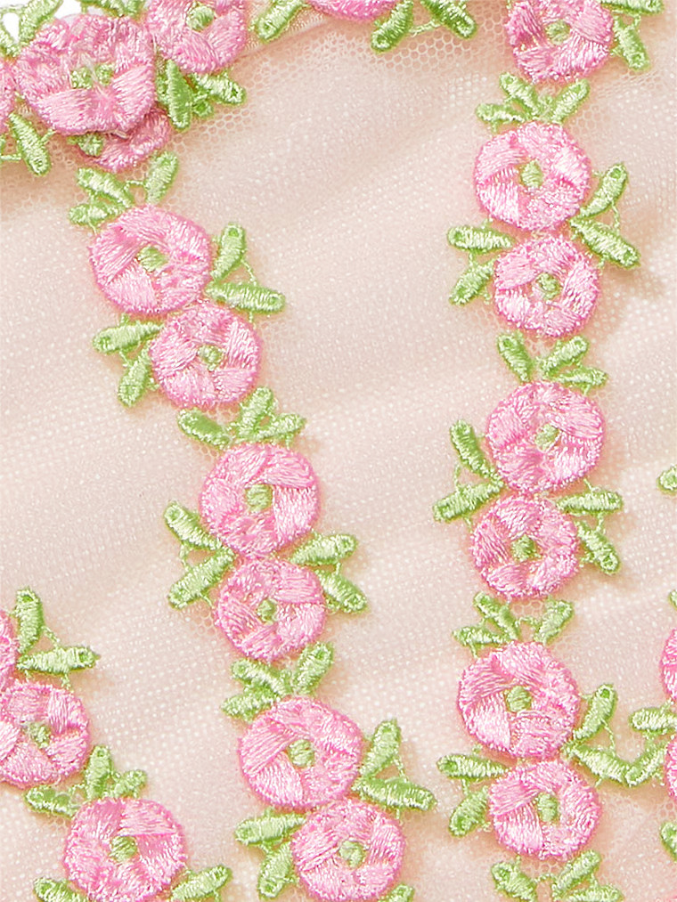 Rosebud Embroidery String Bikini Panty | Victoria's Secret (US / CA )