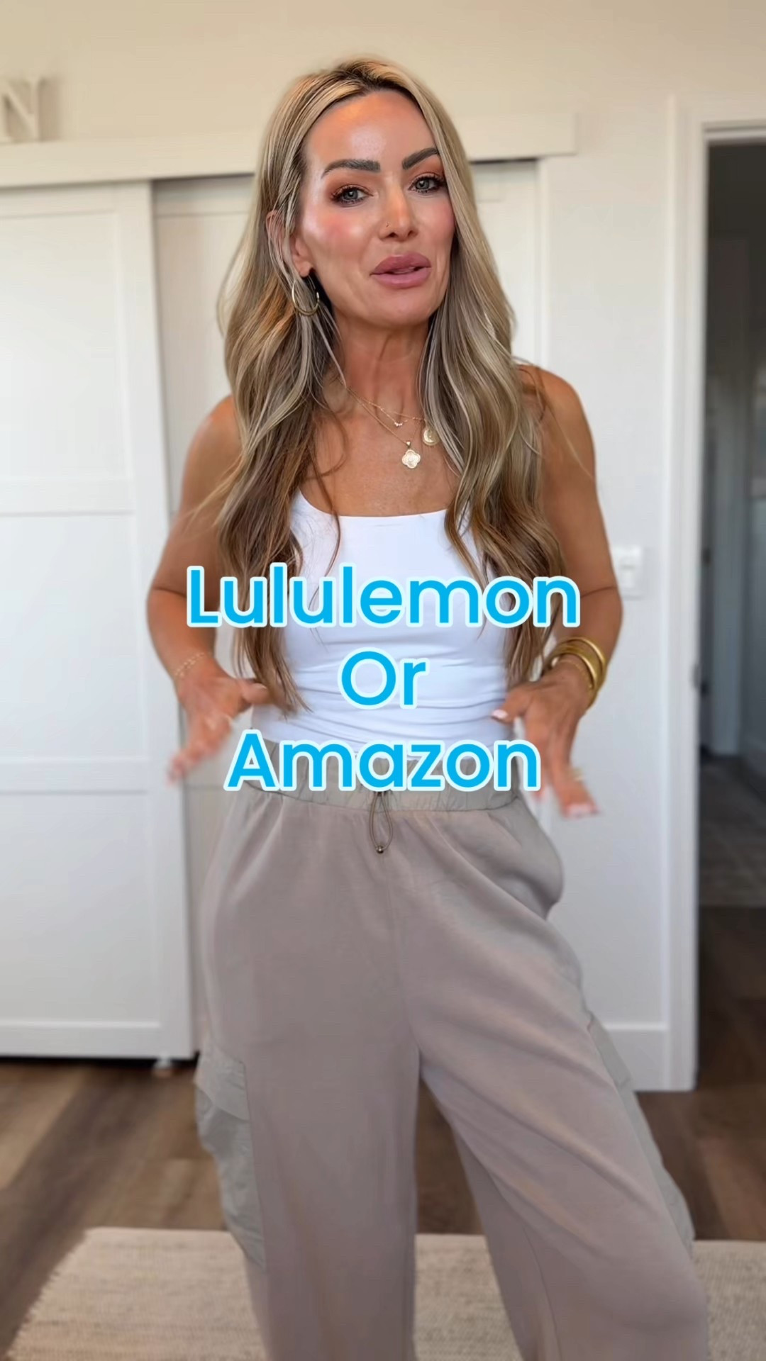 Lululemon or Amazon?

If you’re building a spring/summer capsule wardrobe—add these cargo pants that turn into joggers ASAP.
They’re lightweight, high-waisted, and the modal soft material is so soft. I styled them with a skims inspired tank, but you could easily pair with a tee or denim jacket.

Under $40 on Amazon and worth every penny.

Tag your comfy-but-cute bestie who needs these.

#AmazonFashion #JoggerOutfit #AmazonStyle #SpringFashion2025 #SummerWardrobe #AmazonFinds #MinimalStyle #ComfyAndCute #OutfitInspo #CasualStyle #CapsuleWardrobeEssentials #StyleEdit #EverydayFashion

#LTKFindsUnder50 #LTKStyleTip #LTKWatchNow