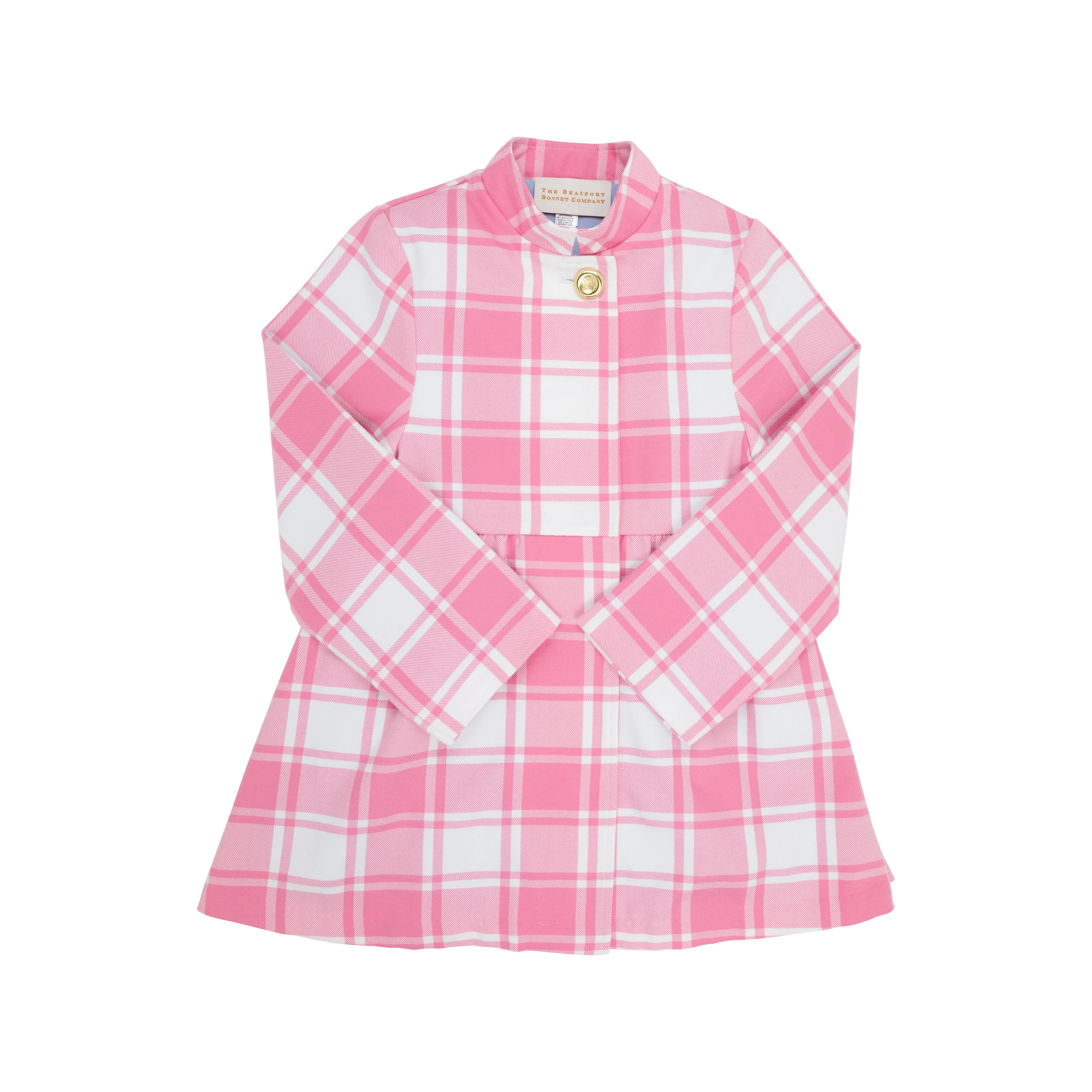 Penelope Peacoat - Ansley Park Plaid with Beale Street Blue | The Beaufort Bonnet Company