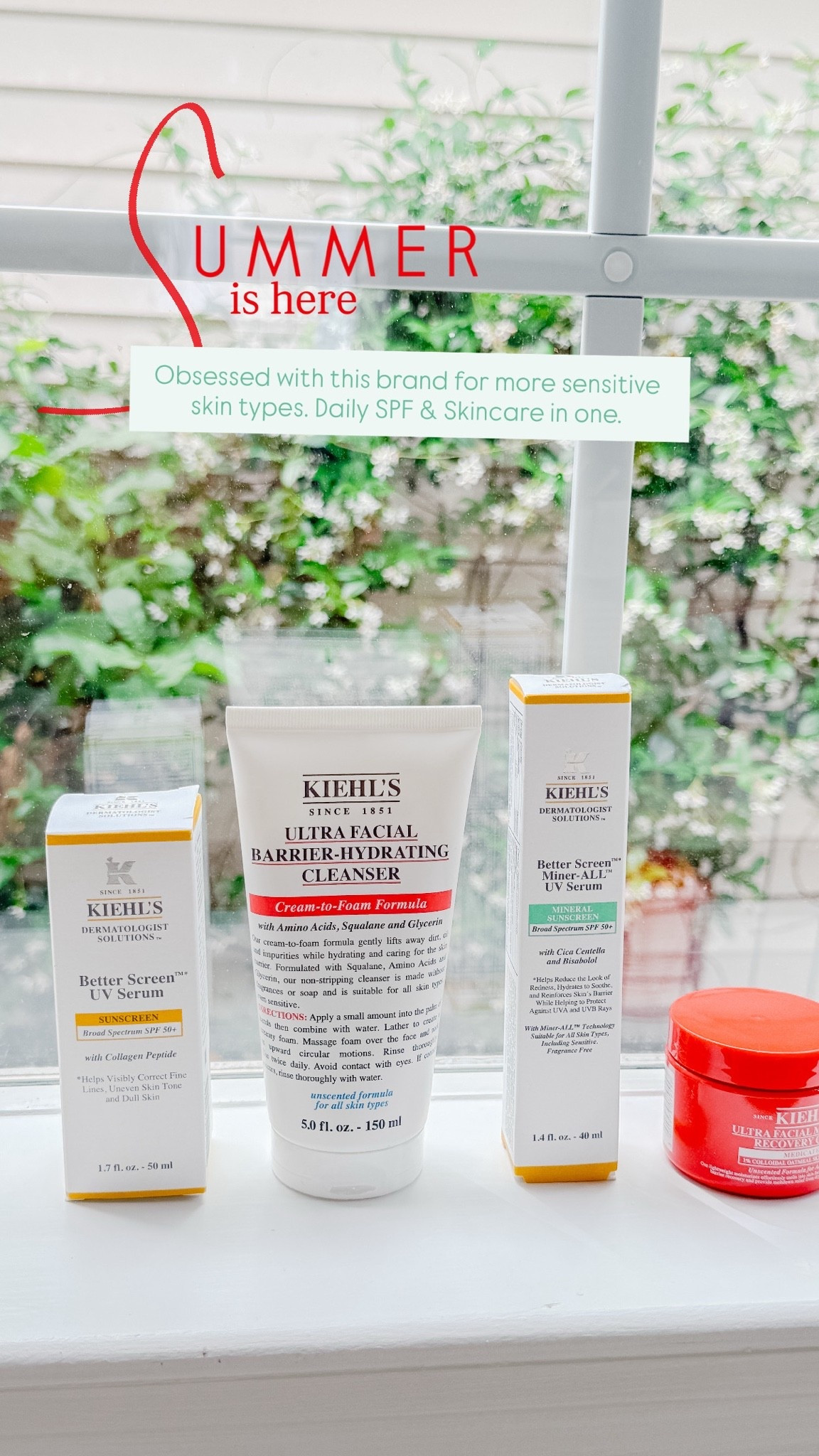 Kiehls 
SPF 
Summer skincare 
Dry skin 
Face wash

#LTKselfcare #LTKmorningroutine #LTKBeauty