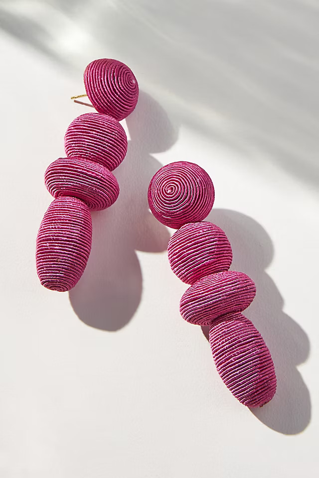 Silk Tapestry Drop Earrings | Anthropologie (US)