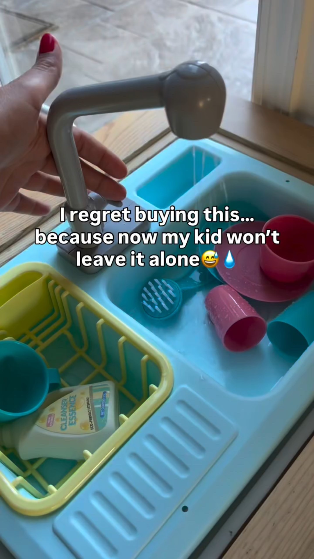 POV: you found something that keeps your toddler busy and happy😅💧

This working faucet + sensory table combo has been on repeat all week and honestly… I get the hype now 👀
It’s messy play without the chaos + perfect for independent play 🙌

Saving this for spring/summer because I already know it’s going to be a daily activity both indoors and out☀️💦

Would your kid play with this?? 👇

#toddlermom #sensoryplay #toddleractivities #momlifehacks #sensoryplayideas

#LTKKids #LTKBaby #LTKmomlife