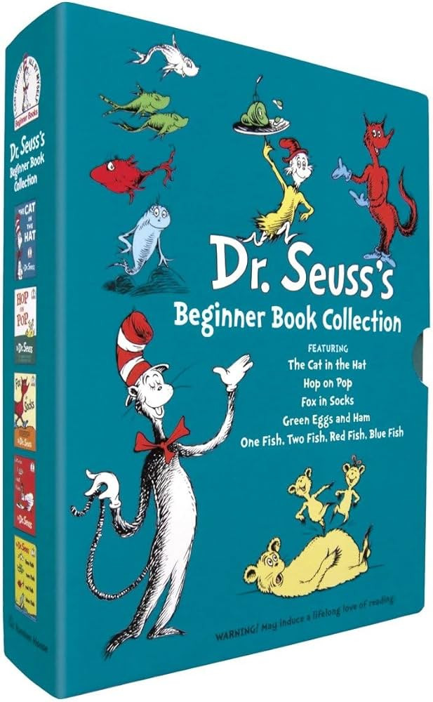 Dr. Seuss's Beginner Book Boxed Set Collection: The Cat in the Hat; One Fish Two Fish Red Fish Bl... | Amazon (US)