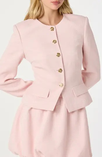 ASTR the Label Tweed Fitted Blazer | Nordstrom | Nordstrom