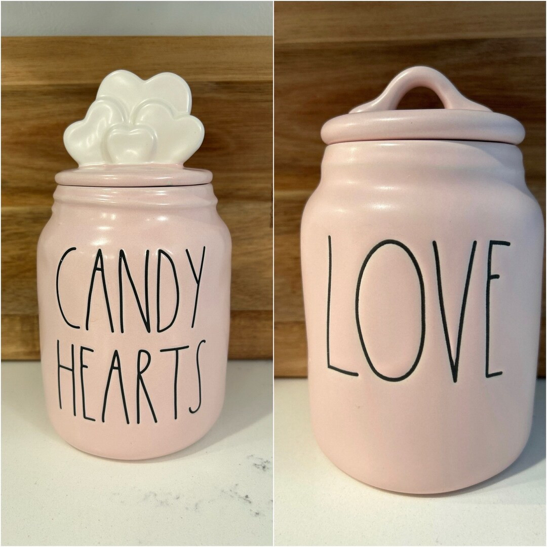 Rae Dunn Valentine Rae Dunn Rae Dunn Canister Valentines Day Decor Rae Dunn Valentines Canister P... | Etsy (US)