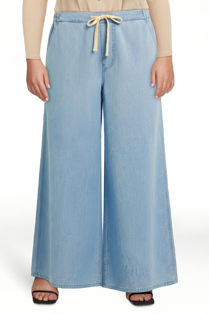 Jessica Simpson Women's Nara Pull On Wide Leg Pant, Sizes XS-XL | Walmart (US)