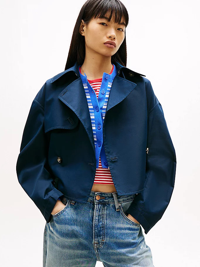 Water Repellent Relaxed Short Trench Coat | Tommy Hilfiger UK
