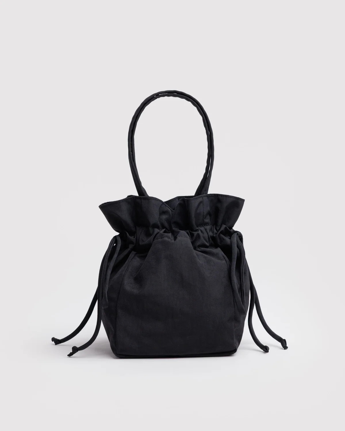 Nylon Drawstring Bag Black - Baggu | BAGGU