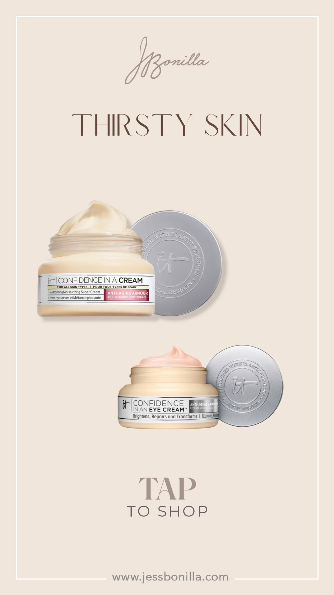 Anti-Aging Duo for Thirsty Skin. It Cosmetics Confidence in an Eye Creamm

#LTKGiftGuide #LTKBeauty #LTKFindsUnder100