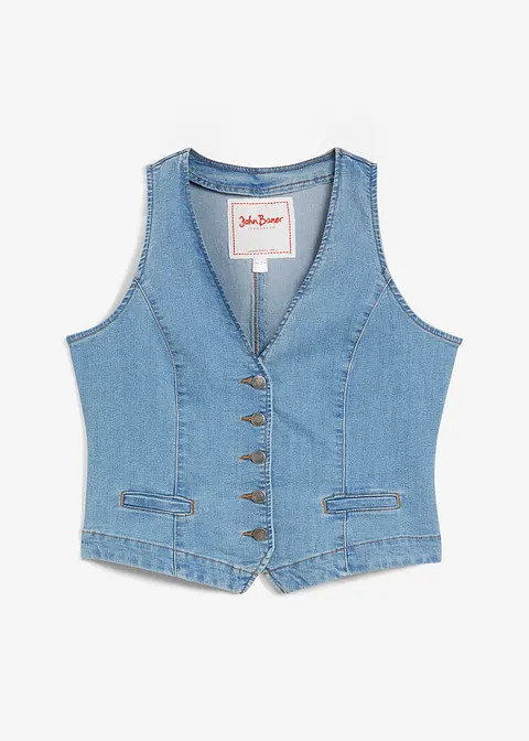 Stretch-Jeansweste | Bonprix DE