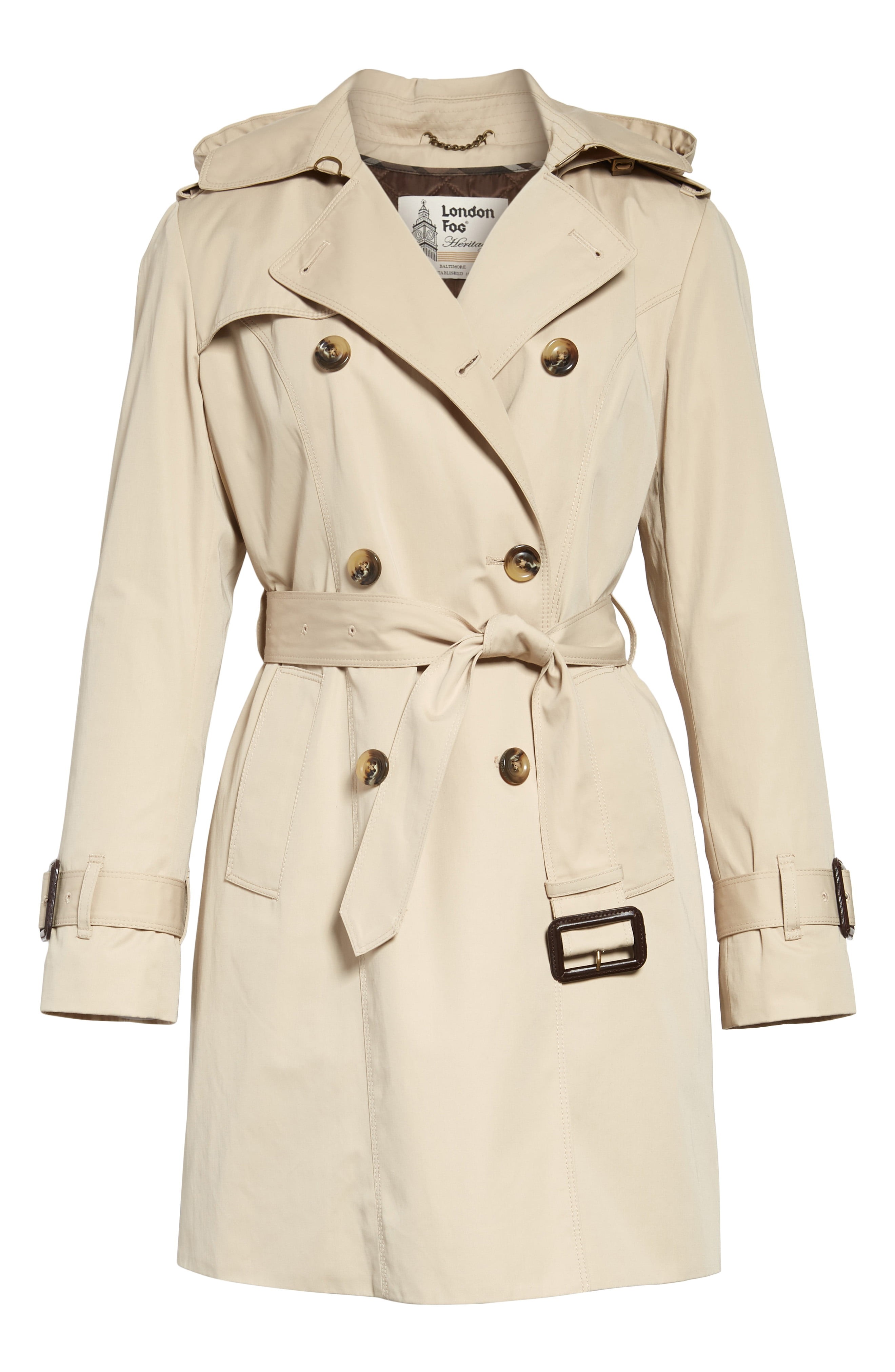 London Fog Heritage Trench Coat with Detachable Liner (Regular & Petite) (Nordstrom Exclusive) | Nordstrom