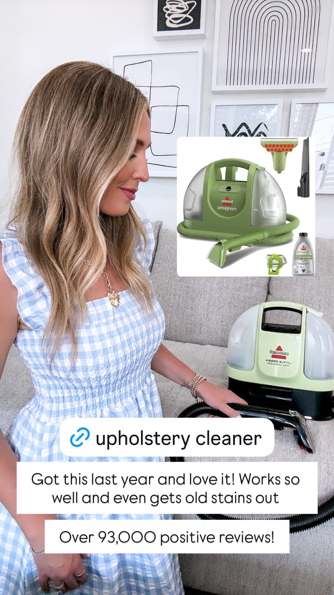 Got this last year and love it! Works so well and even gets old stains out Over 93,000 positive reviews! Bissel Little Green Machine #founditonamazon #primeday #deals

#LTKSaleAlert #LTKHome