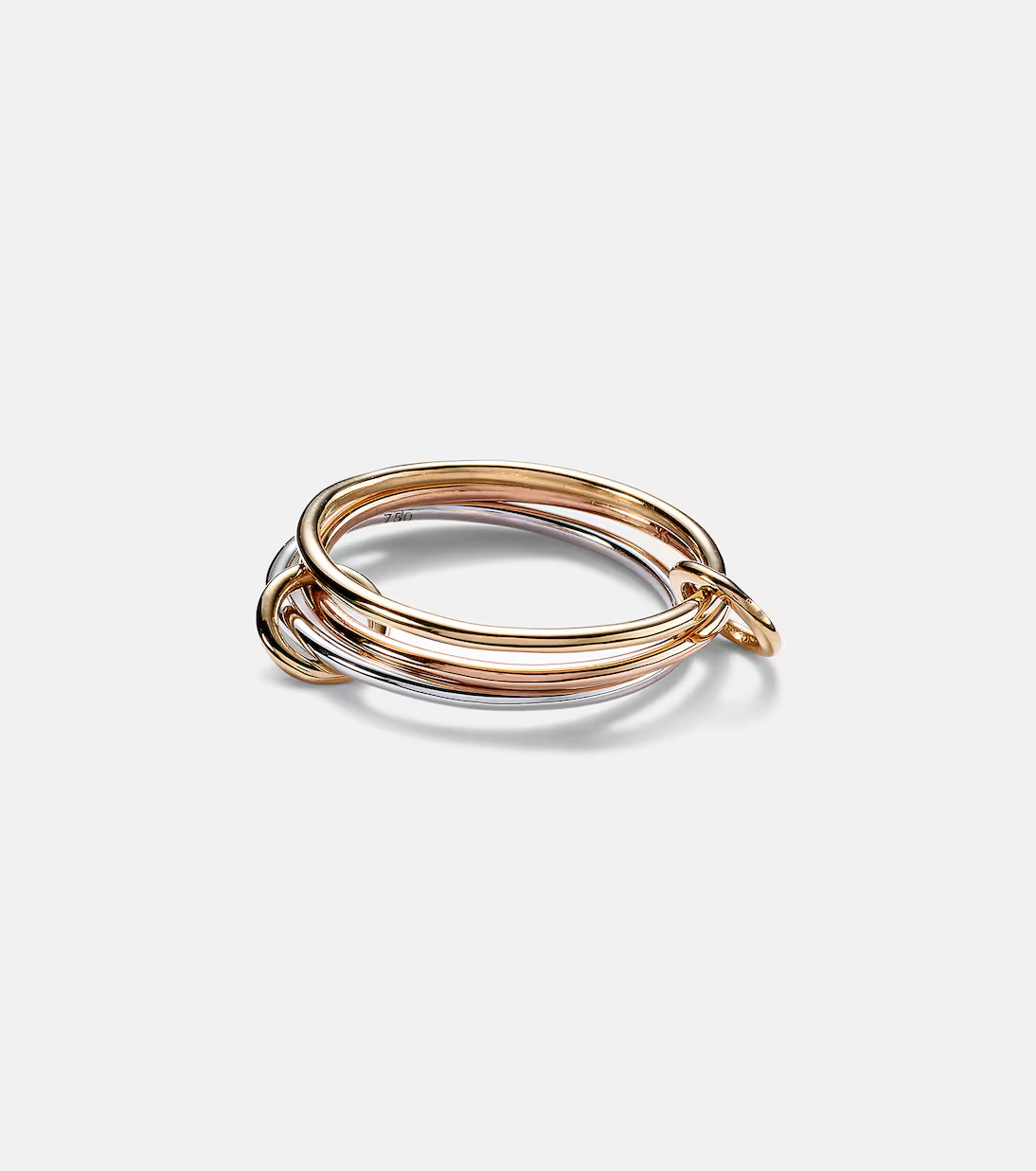 Cyllene MX 18kt gold linked rings | Mytheresa (UK)