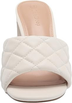 The Drop Women's Pattie High Block-Heeled Mule Sandal | Amazon (US)