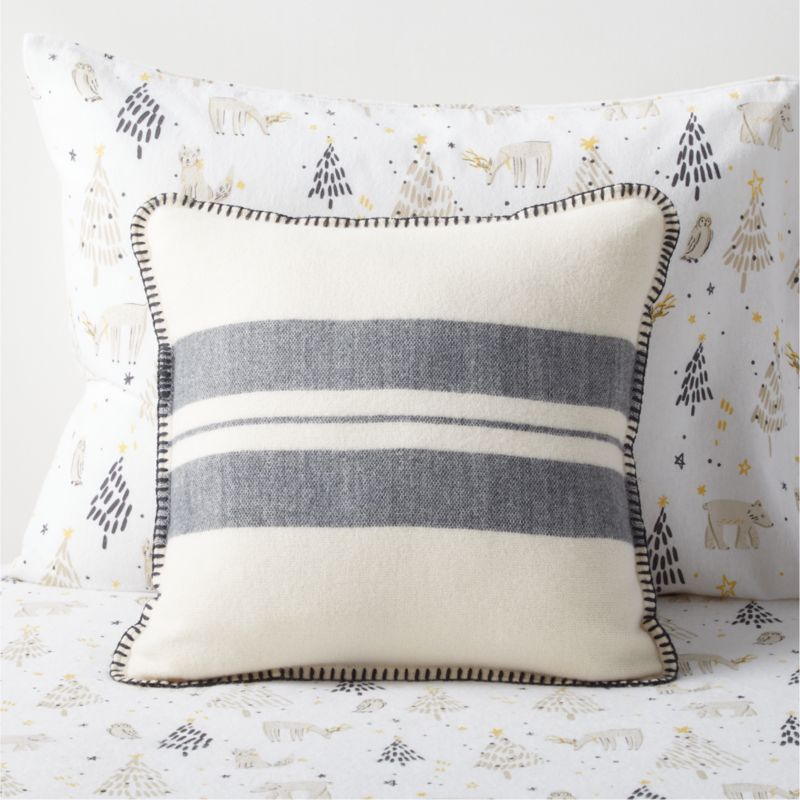 Black and White Striped Kids Throw Pillow + Reviews | Crate & Kids | Crate & Barrel