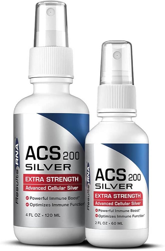 Results RNA - ACS 200 Silver Extra Strength Immune System Support – Advanced Cellular Colloidal... | Amazon (US)