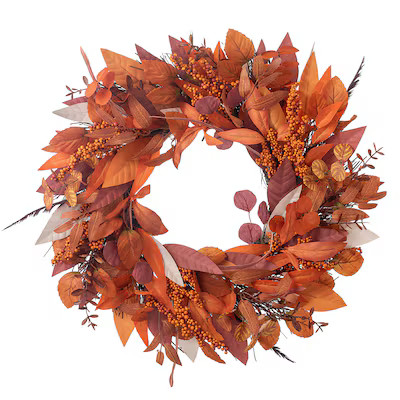 Holiday Living 22-in Harvest Artificial Wreath | Lowe's