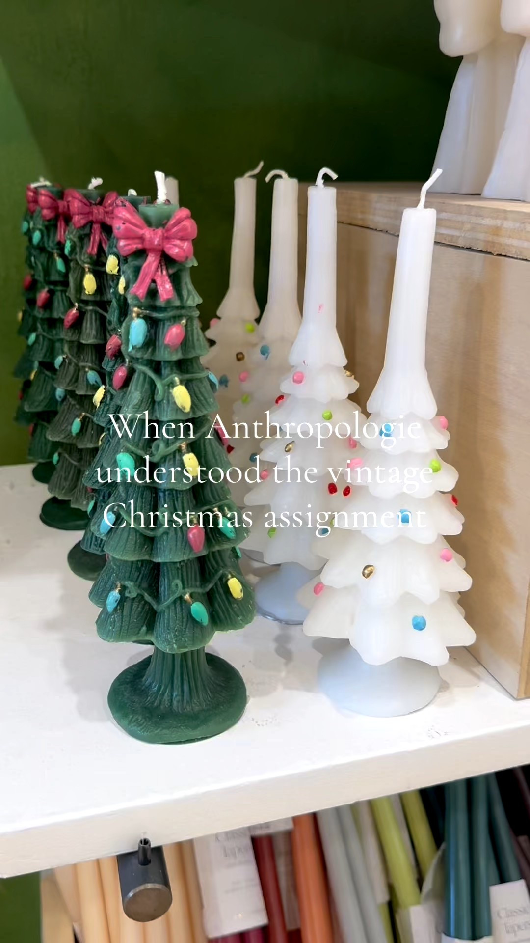 Vintage inspired Christmas candles at Anthropologie.  

#LTKGiftGuide #LTKHoliday #LTKHome