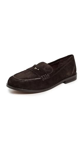 Madewell Women's Porto Penny Loafer - Suede Dark Carob 10.5 Medium | Amazon (US)