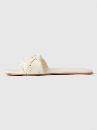 Vegan-Leather Braided Sandals | Gap Factory