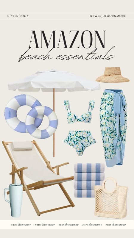Beach essentials from Amazon! Must grab items for a hot summer day at the beach! 

#LTKStyleTip #LTKSeasonal #LTKSwim