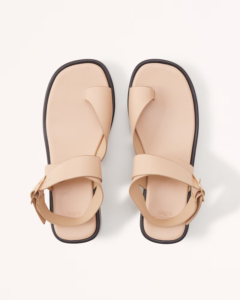 Toe Strap Chunky Sandals | Abercrombie & Fitch (US)