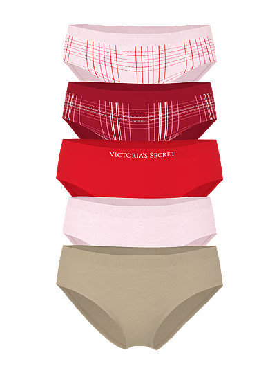 5-Pack Seamless Hiphugger Panties, Print, L - Women's - Victoria's Secret | Victoria's Secret (US / CA )