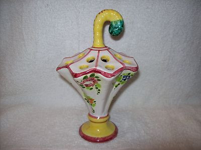 Vintage Italian Flower Frog. Umbrella Motif | eBay US