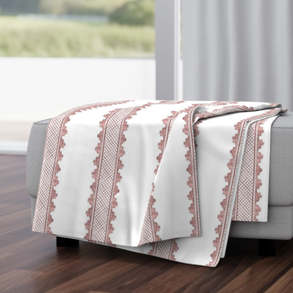 Clarabelle Garrison Red copy Throw Blanket | Spoonflower | Spoonflower
