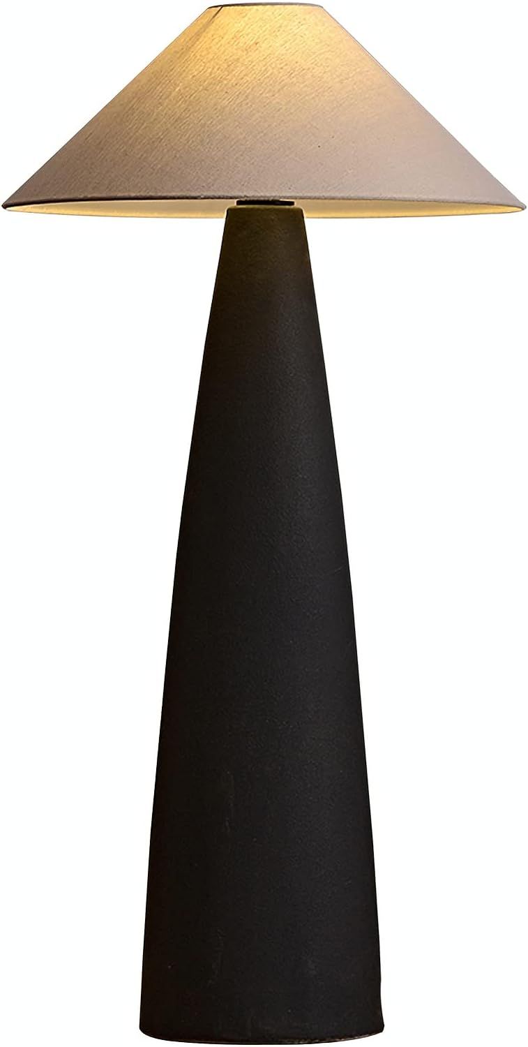 Rustic Farmhouse Floor Lamps Black 42.5" Tall Crock Pot Ceramic Lamp Southwest Mushroom Shape wit... | Amazon (US)