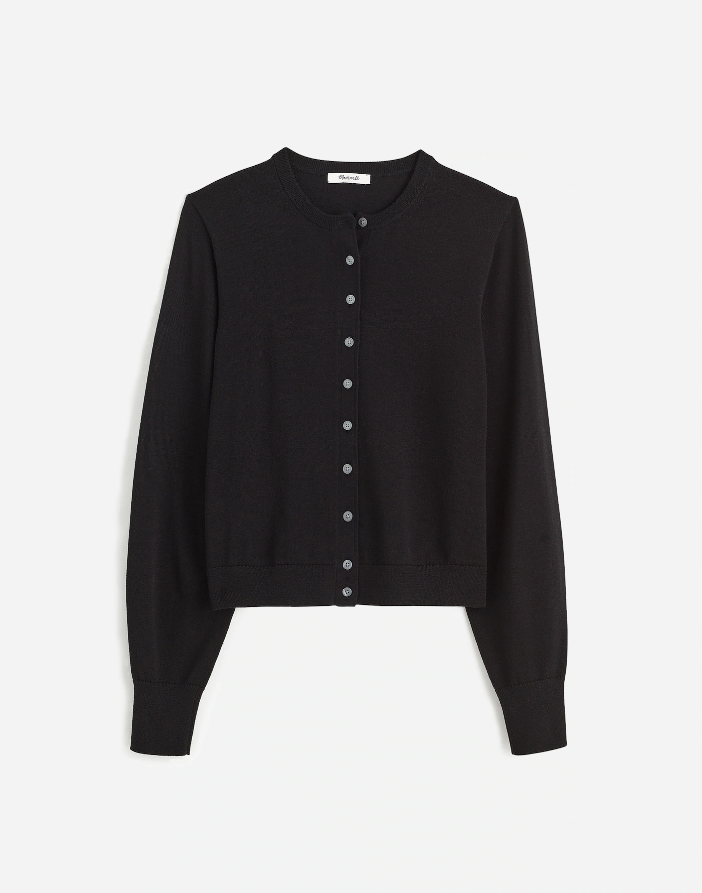 Cotton Crewneck Cardigan | Madewell