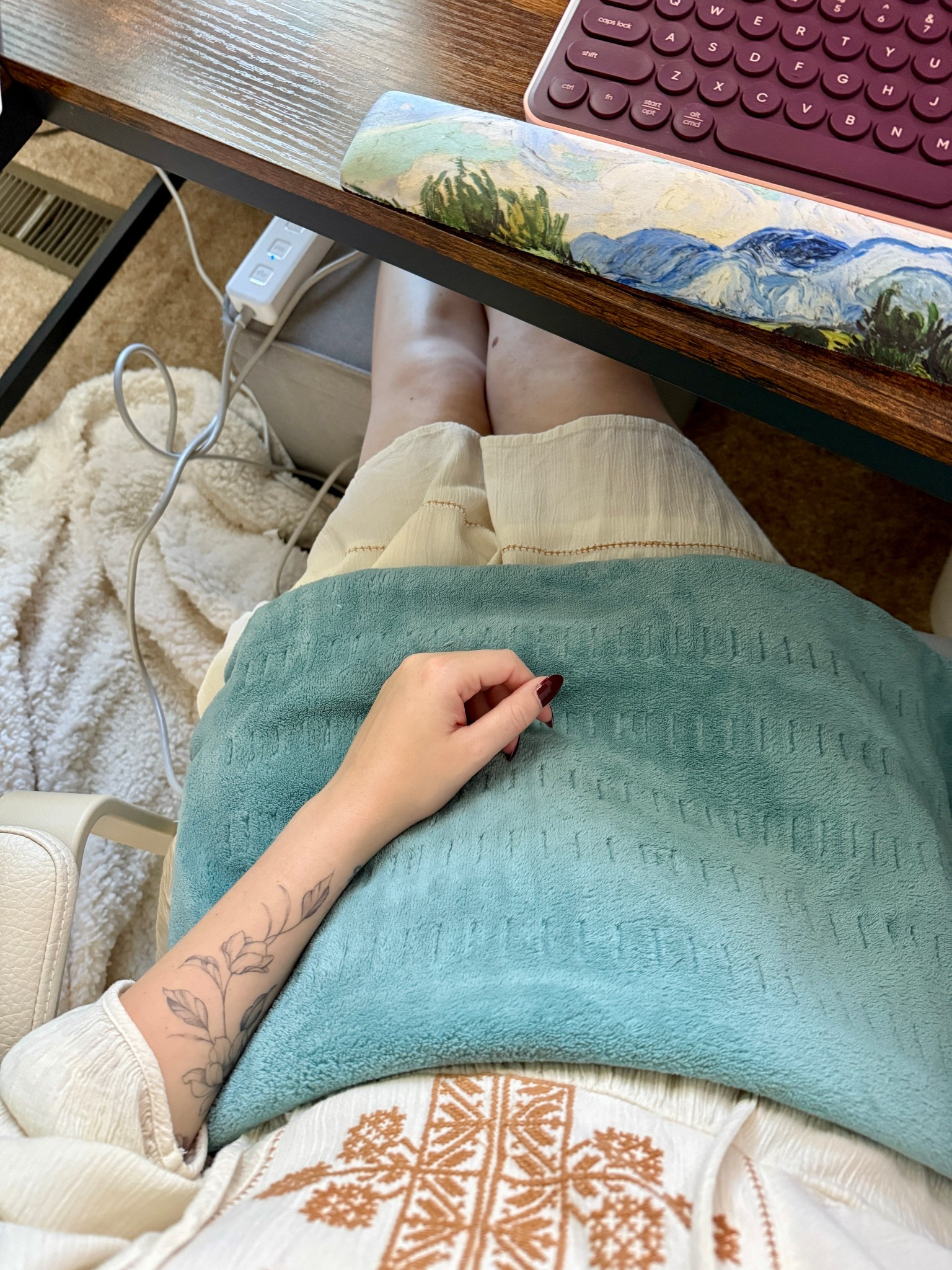 I’m me if the realities of working from home. My endometriosis has been really bad, so I often have a heating pad on. This one is my absolute favorite!

#LTKFindsUnder50 #LTKBeauty #LTKHome