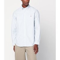 Polo Ralph Lauren Light Blue/White Striped Shirt Custom Fit | Balardi (US & Canada)