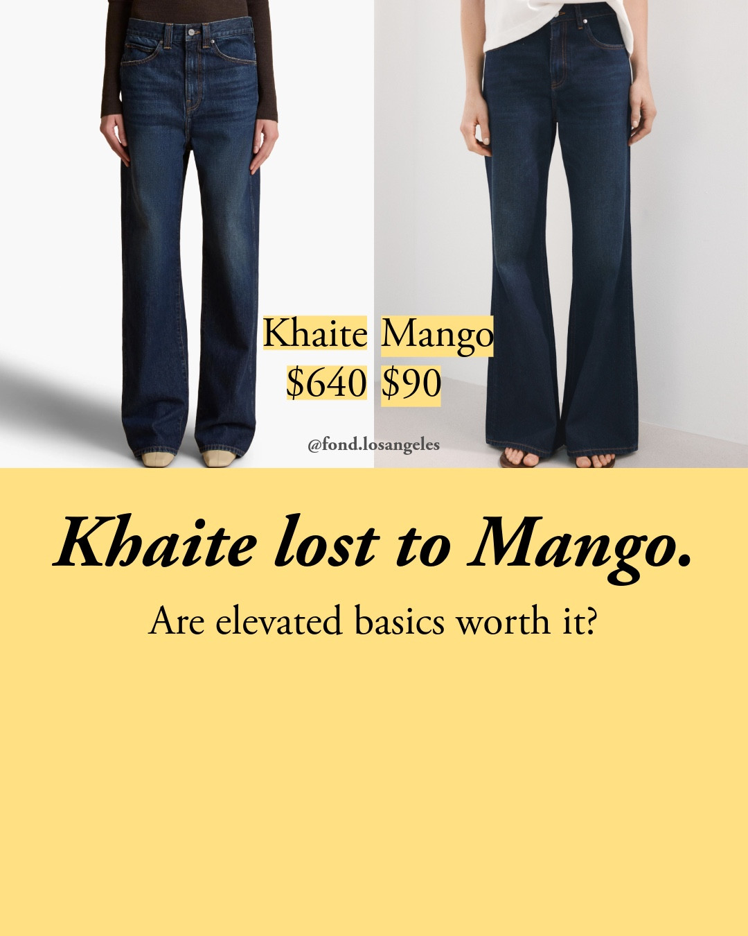 Spring lookalikes I actually recommend – Mango jeans that beat Khaite, COS pieces that outperform Brunello Cucinelli, Sézane blouses worth the extra $2 over Madewell. Plus the one luxury loafer that earns its price.

#LTKootd