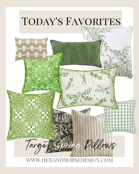 Freshen up your spring pillow decor with pops of green from target! Pillow | Target| Home Decor | Green Pillows

#LTKSpringSale #LTKhome #LTKsalealert
