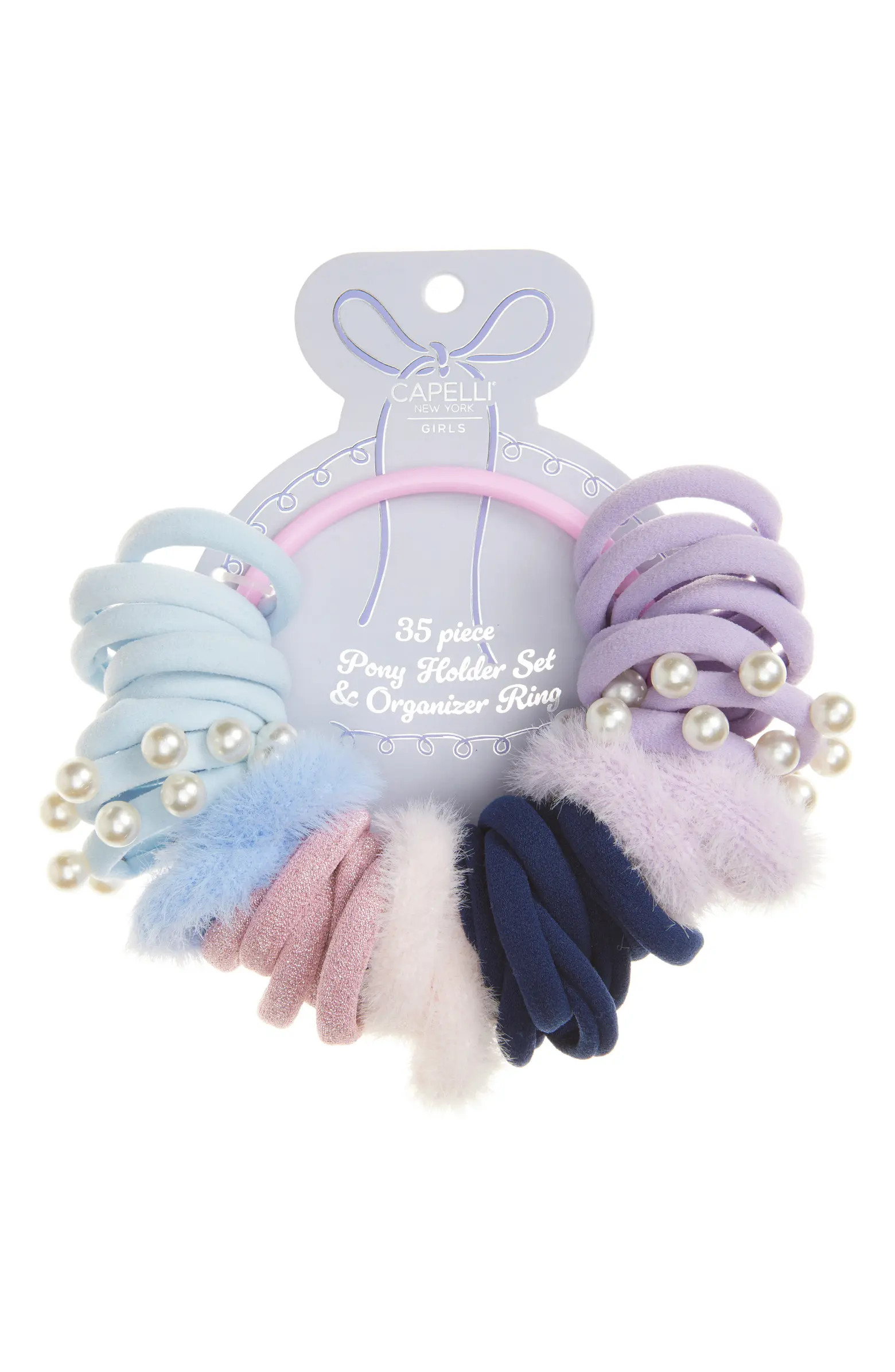 Capelli New York Kids' 35-Pack Mixed Ponytail Holders | Nordstrom | Nordstrom