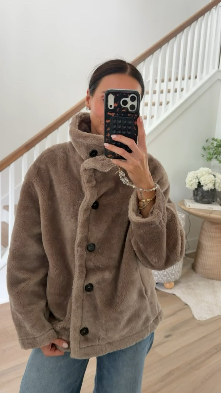 Teddy jacket from Amazon size S.