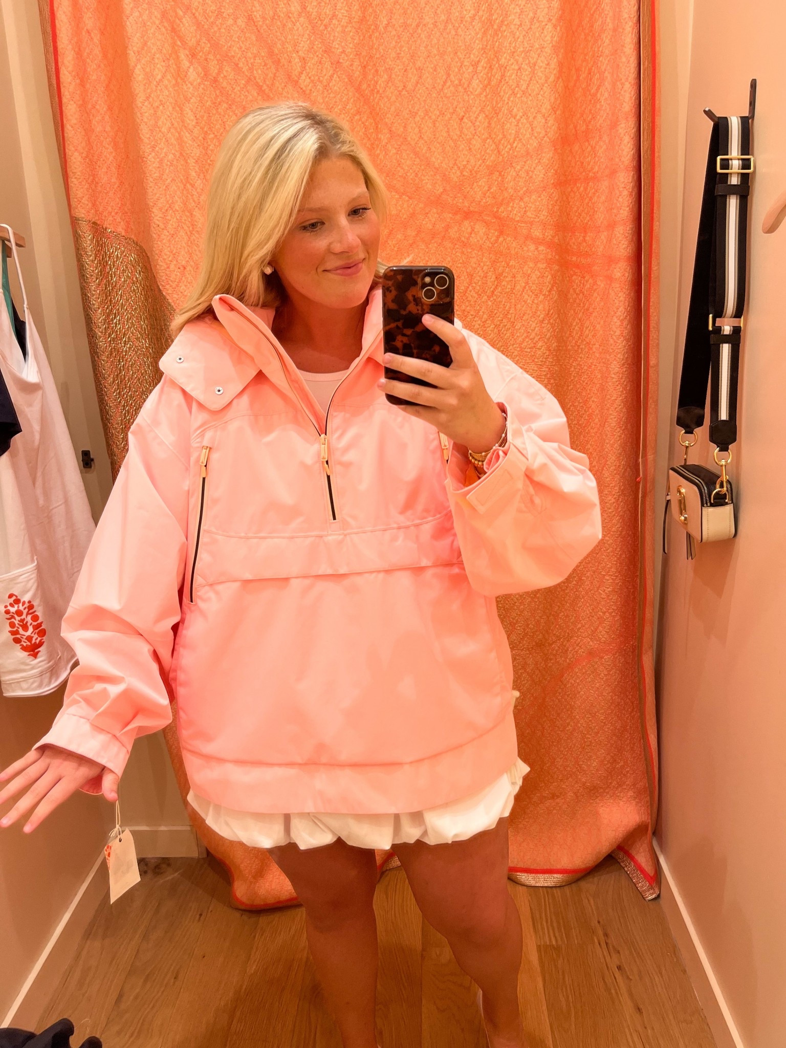 Obsessing over this FP rain pullover 🌧️🍑💞 The longer length is everything… it keeps my whole outfit dry and still feels cute. The color is so fun too. Functional and adorable.


rainy day style, chic in the rain, style me fp, free people, free people movement, free people outfit, LTK free people, free people rain pullover, rain gear, jacket, pullover, LTK finds, LTK daily

#LTKStyleTip #LTKTravel #LTKU