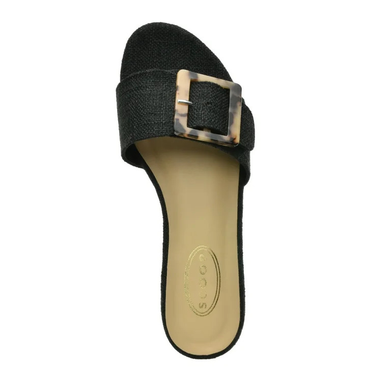 Scoop Women's Buckle Slide Sandals | Walmart (US)