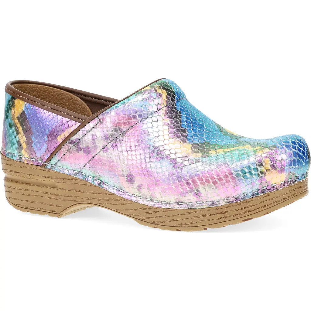 Dansko Professional Clog in Mermaid Metallic at Nordstrom, Size 9.5-10Us | Nordstrom