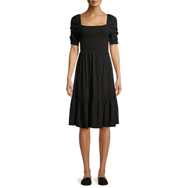 Time and Tru Women's Smocked Dress | Walmart (US)