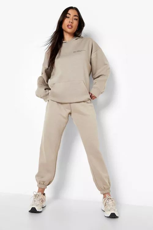 Official Text Hooded Tracksuit | Boohoo.com (US & CA)