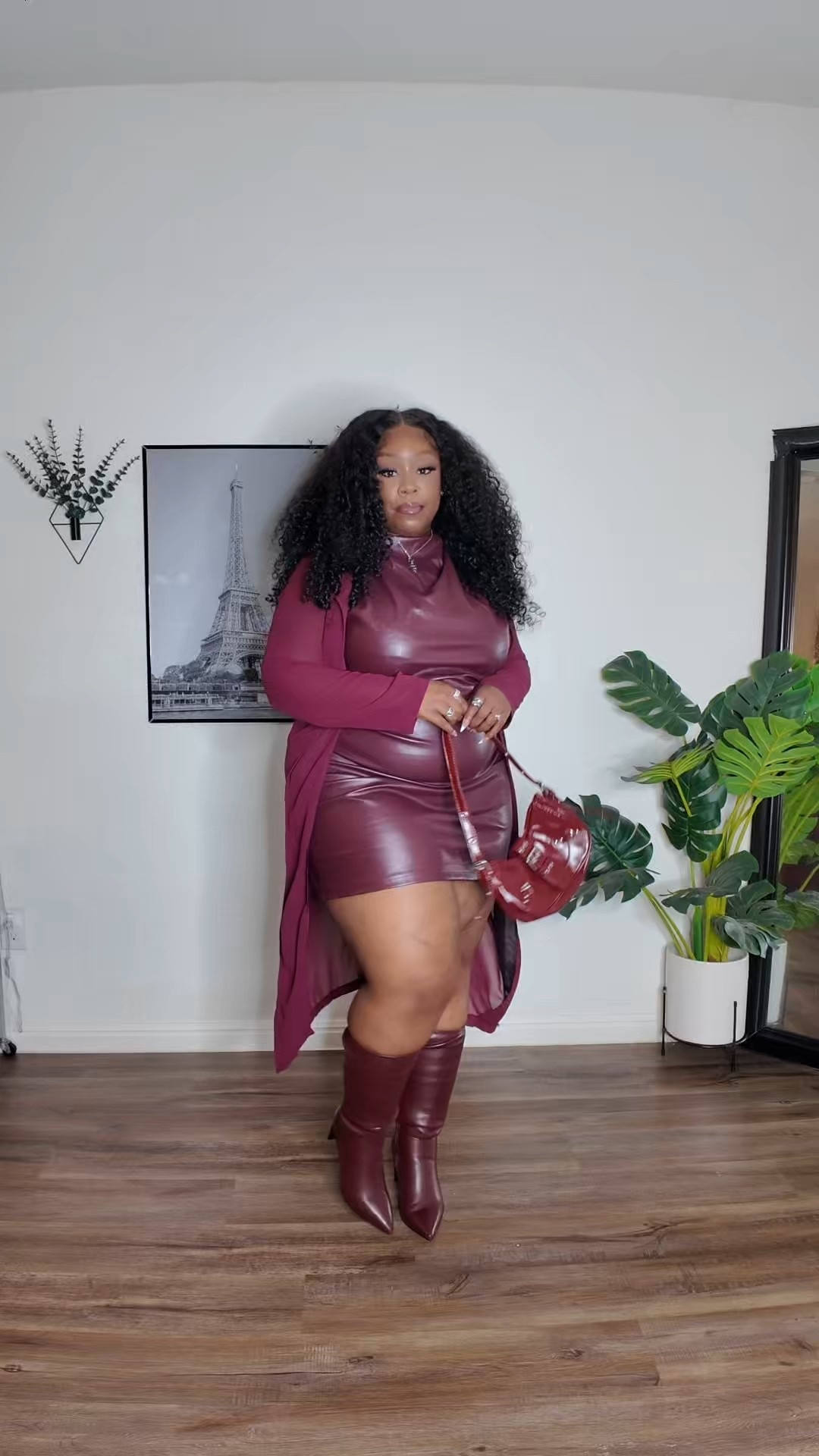 Berry Monotone Fall Look

#LTKPlusSize #LTKMidsize