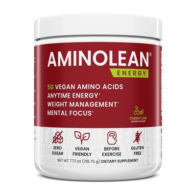 RSP Nutrition AminoLean Pre-Workout Powder - Cherry - 205gms | Target